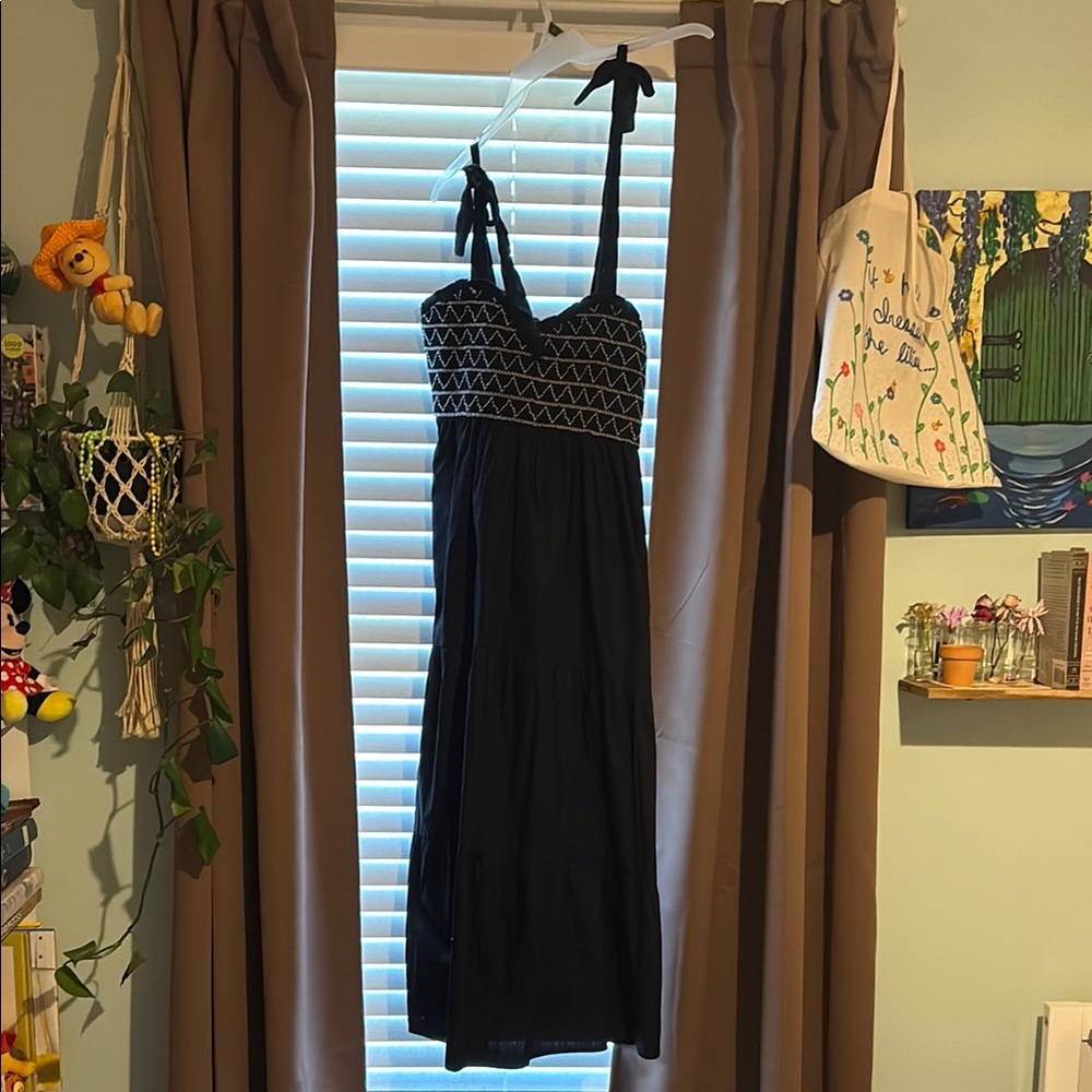 Trixxi Black and White Women's Dress